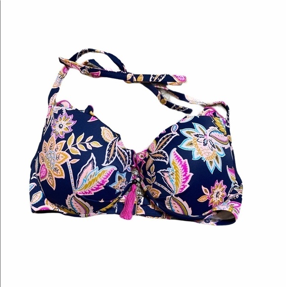 Shade & Shore bikini Floral top - Picture 2 of 5